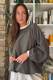 Salone Bubble Top Khaki